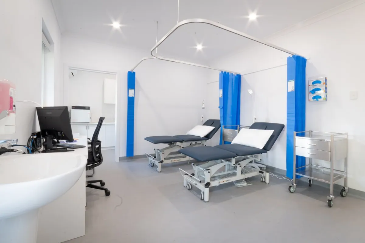 A consulting room at Thorpe Street Health